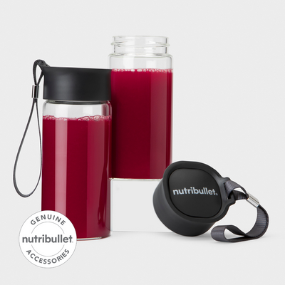 NutriBullet Juicer/Juicer PRO Glass Bottles with Lids