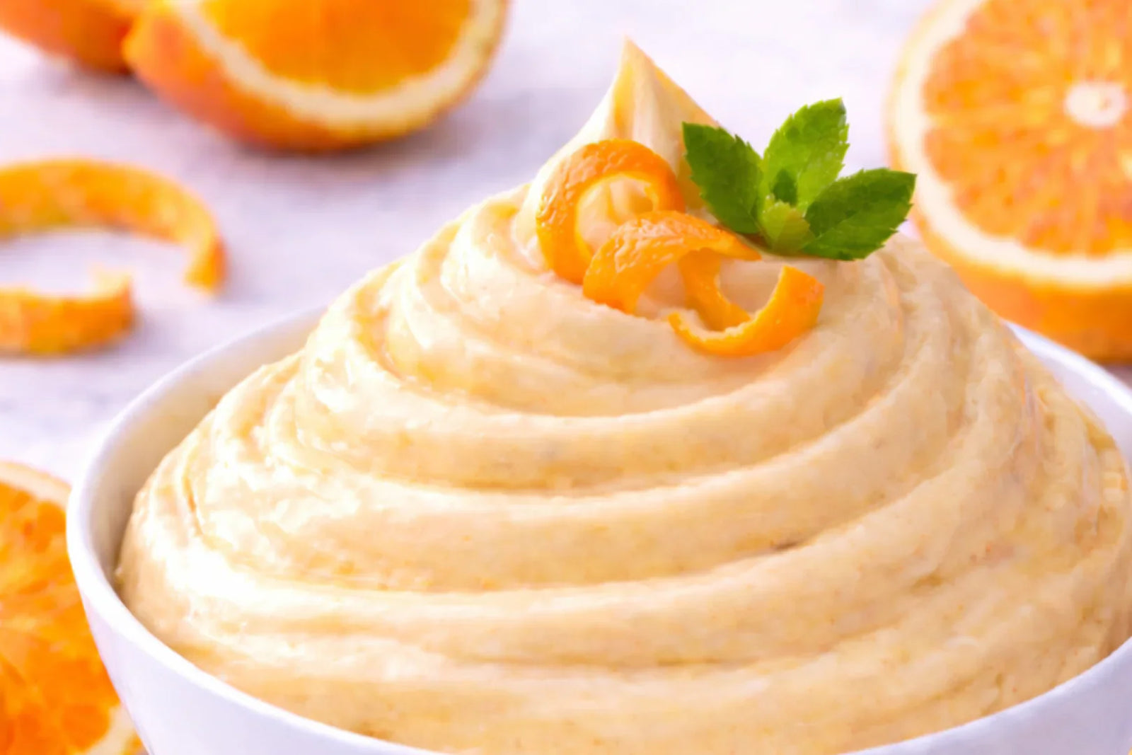 Orange Creamsicle Frozen Yogurt