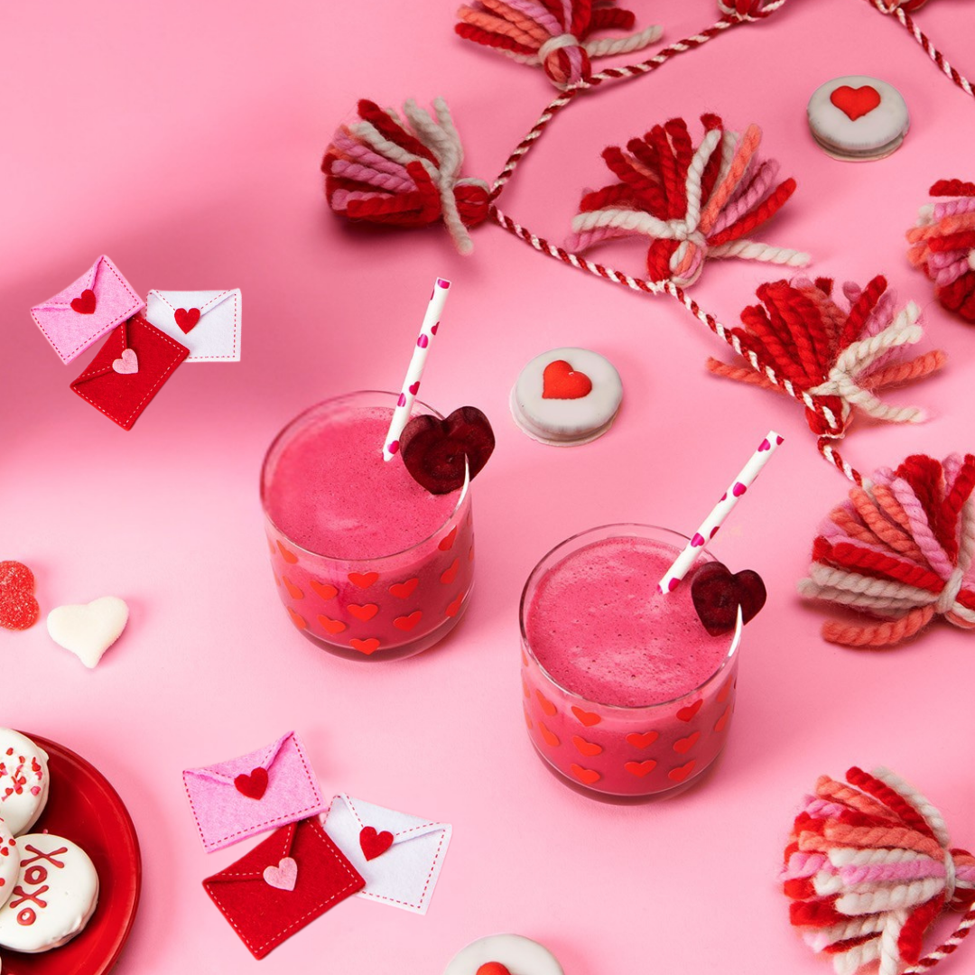 Pink Valentine's Day Smoothie