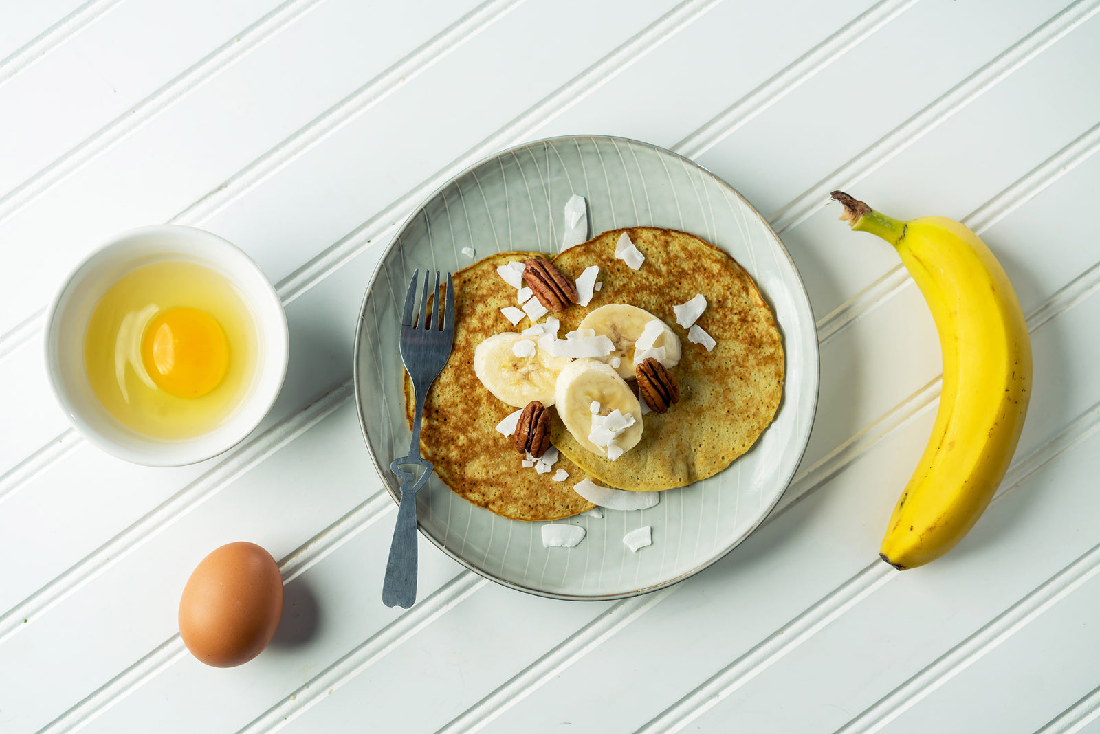 2-Ingredient Banana Pancakes