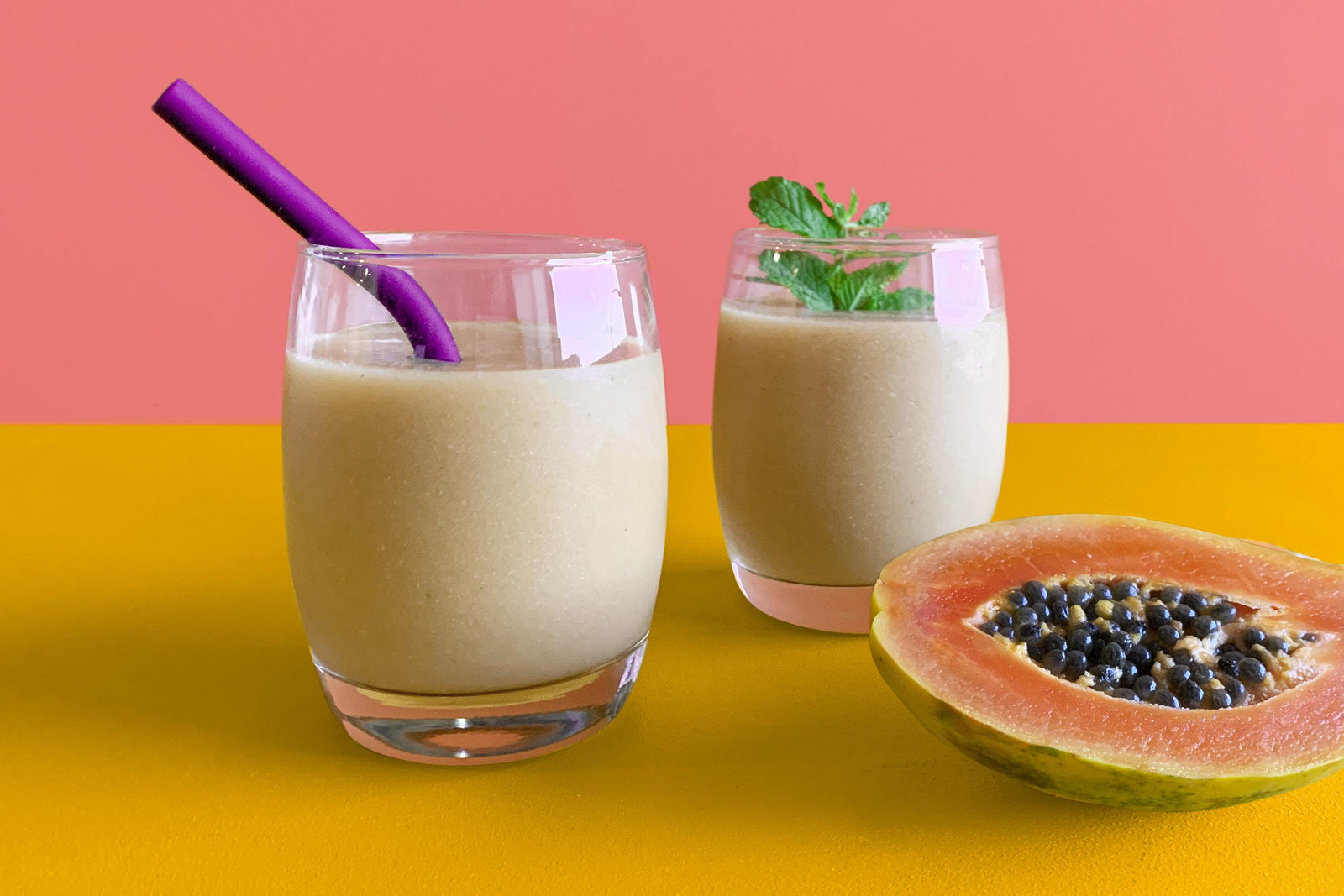 Papaya Coconut Smoothie