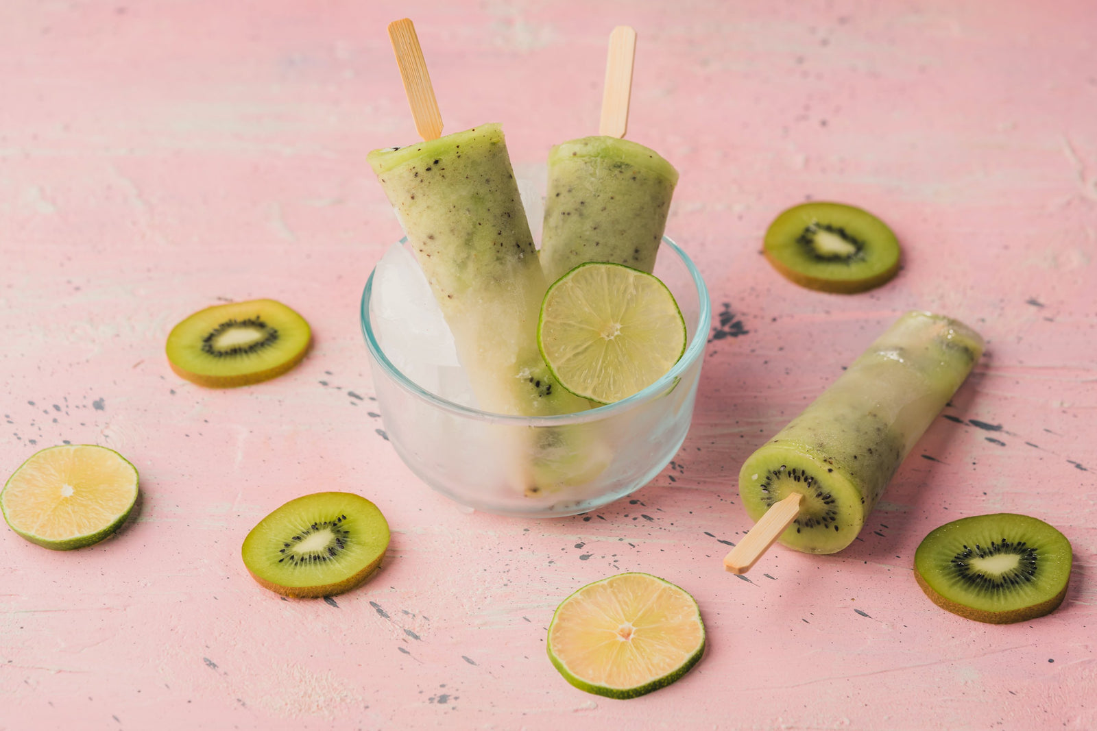 Kiwi Lime Popsicles