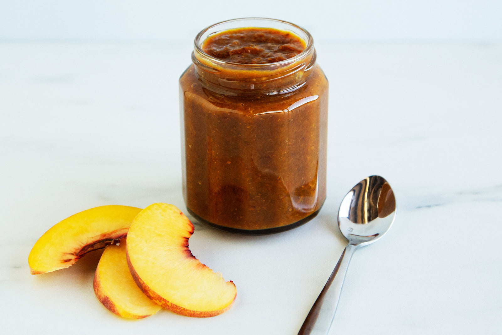 Peaches and Cinnamon Chia Jam