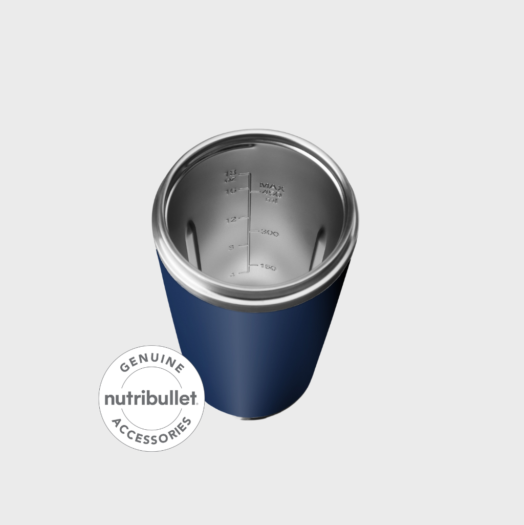 NutriBullet Flip 590ml Stainless Cup - Indigo