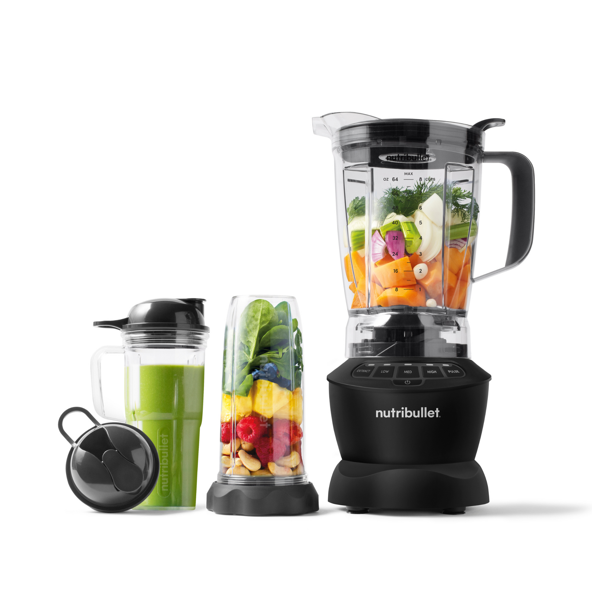 NutriBullet Blender Combo 1200 Matte Black - NutriBullet Australia