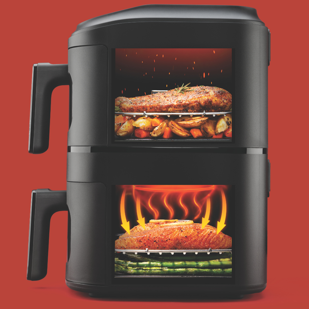 NutriBullet CrispLite 9L Stacked Air Fryer