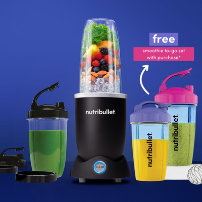 NutriBullet Pro+ 1200 + Free Smoothie To-Go Set