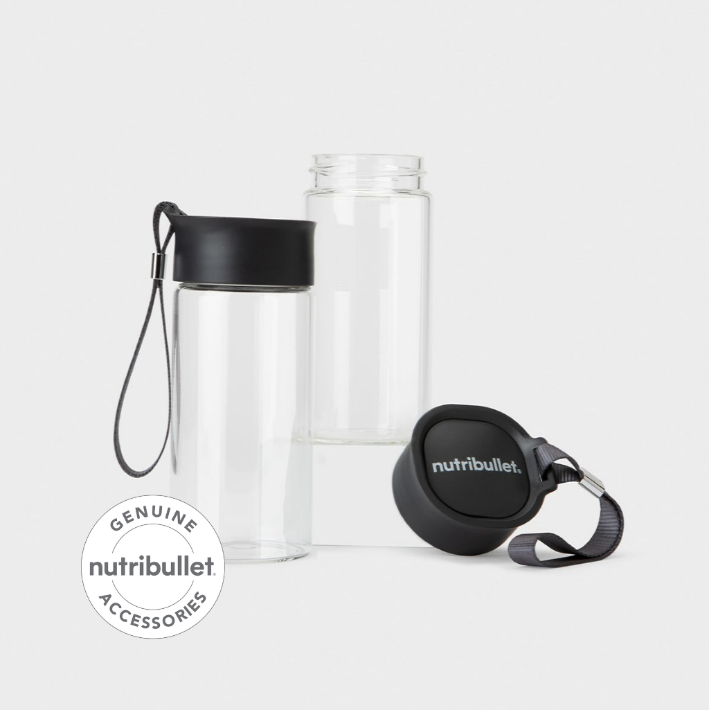 NutriBullet Juicer/Juicer PRO Glass Bottles with Lids