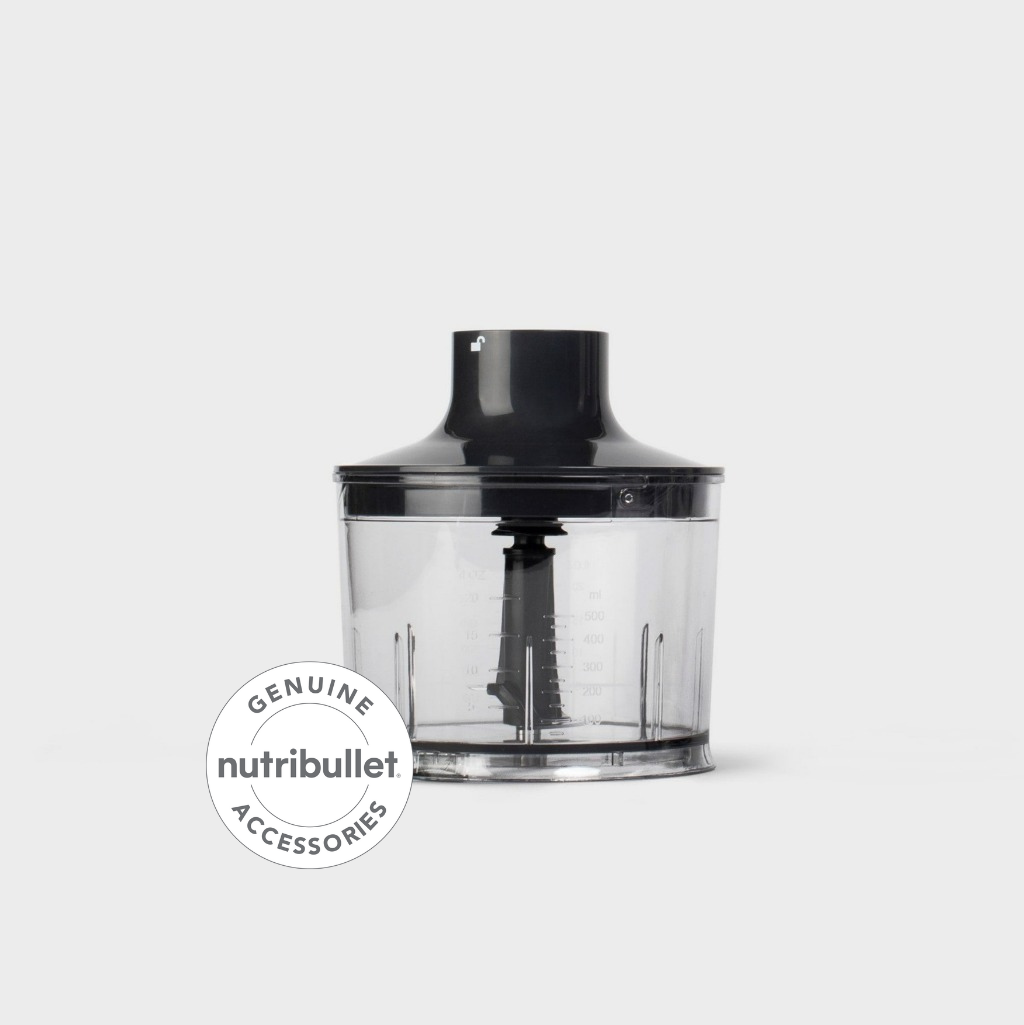 Nutribullet Immersion Blender Chopping Bowl with Lid NutriBullet